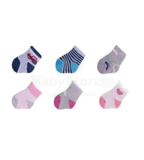 Zeķes frotē BABY 0-3 mēn. GIRl SKF/BABY