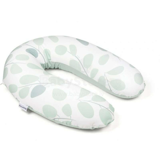 Doomoo Buddy Art.B31 Aqua Leaves Green Многофункциональная подушка для беременных и кормящих