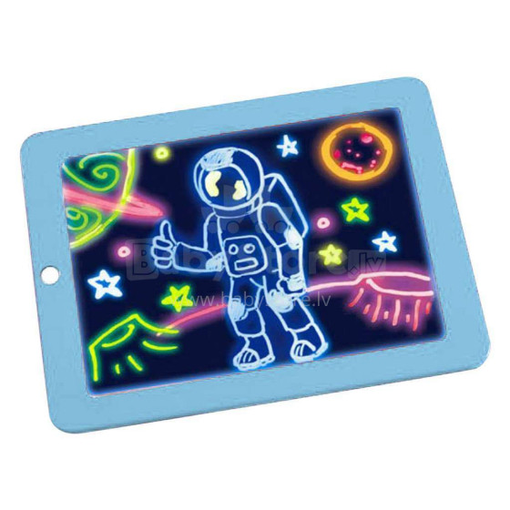 Kid Safety Magic Pad Deluxe Art.KP80558BLU  zīmēšanas tāfele ar gaismas effektiem