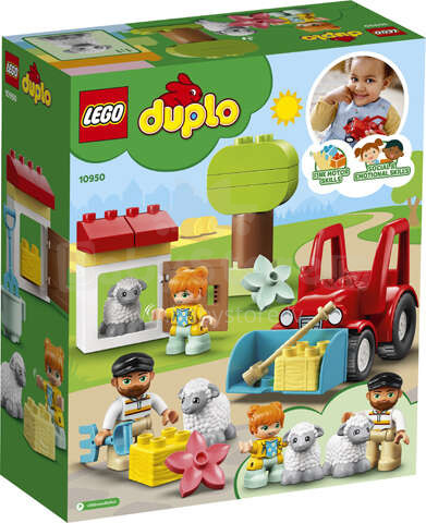 10950 LEGO® DUPLO® Town Lauku sētas traktors un dzīvnieku aprūpe