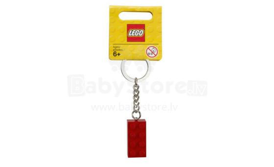 850154 LEGO® Keychain 2x4 Stud Red