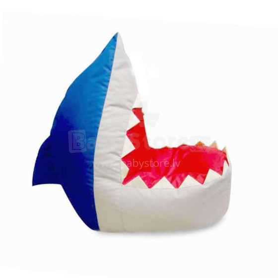 Qubo™ Shark Silver POP FIT sēžammaiss (pufs)