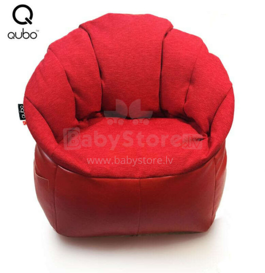 Qubo™ Shell Strawberry SKIN FIT пуф (кресло-мешок)