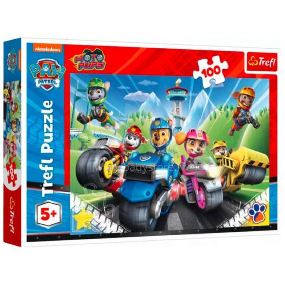 Trefl Paw Patrol Art.T-0216 Dėlionė „Letenų patrulis“, 100 vnt.