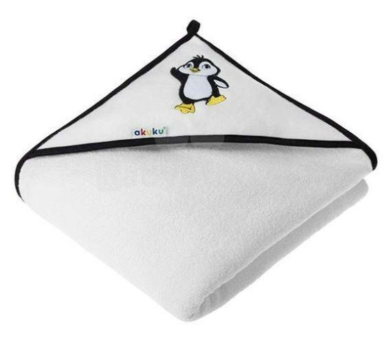 Akuku Penguin Art.A1240  Baby towel (100x100 cm)