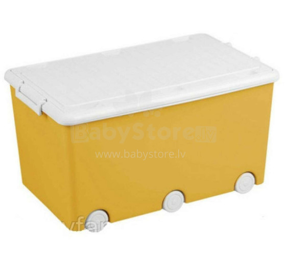 Tega Baby Art. PW-001-124 Dark Yellow bagažo dėžutė su dangteliu