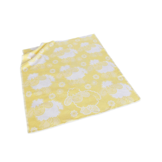 Kids Blanket Cotton  Art.G00009 Yellow  Детское одеяло/плед  100х118см(B категория качества)