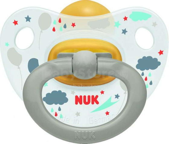 Nuk Happy KidsArt.SU03 Латексная соска 1 размер,0-6 мес.