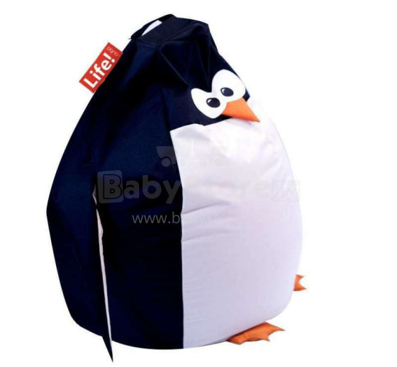 Qubo™ Penguin Reglisse VELVET FIT sēžammaiss (pufs)