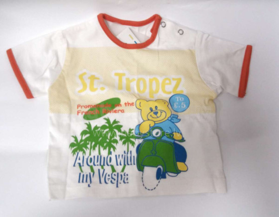 Amadeo Art.T2-06 vaikiški marškiniai, 100% medvilnė