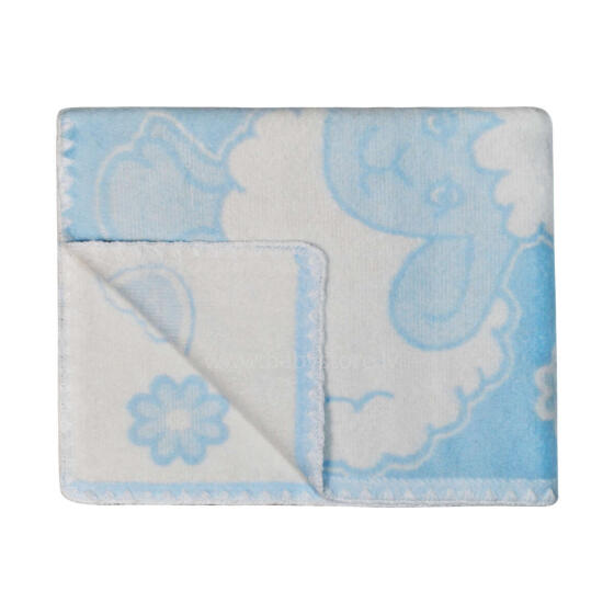 UR Kids Blanket Cotton  Art.141497 Sheep Light Blue
