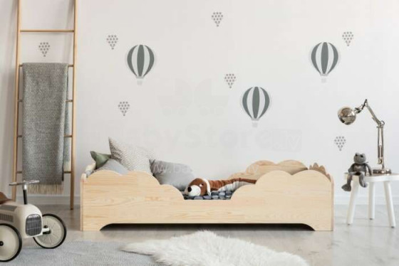 Adeko Furniture Box 10 Art. B10-80140  Bērnu gulta  no dabīgas priedes  140x80cm
