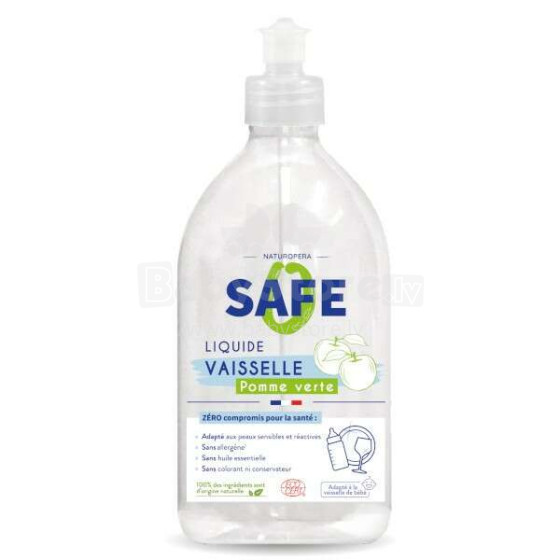 Safe Vaisselle Art.142344 Trauku mazgāšanas līdzeklis ar ābolu smaržu ,500ml