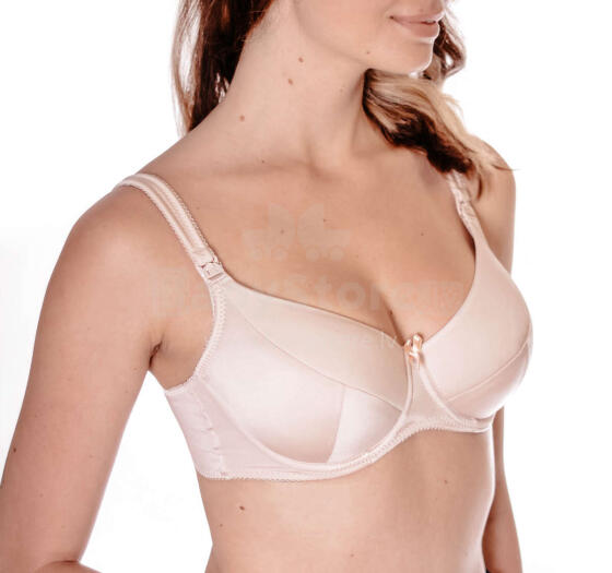 „Bogema Lingerie“ prekės ženklas 22507 „Dramblio kaulo rožė“ motinystės / slaugos liemenėlė su nusegamu diržu