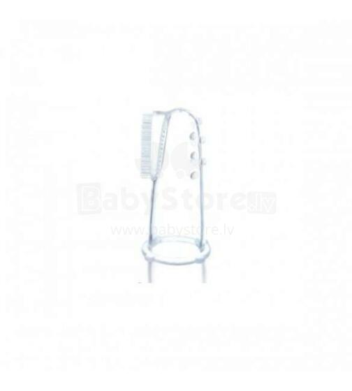 Akuku Gum Massager Art.A0263 silikoninis pirštų galiukas - dantų šepetėlis dantų priežiūrai ir dantenų masažui