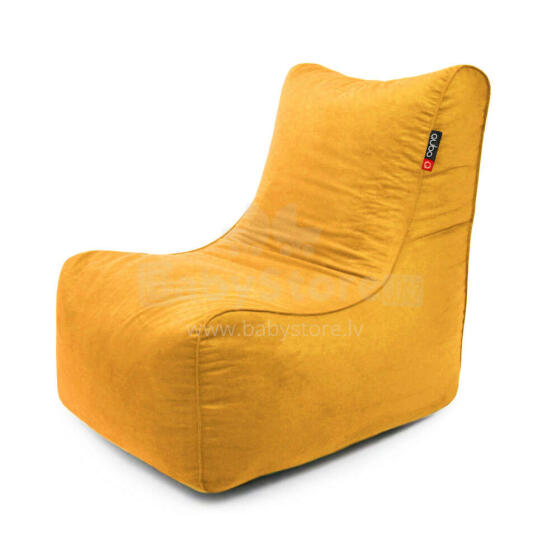 Qubo™ NEW BURMA Apricot VELVET FIT beanbag