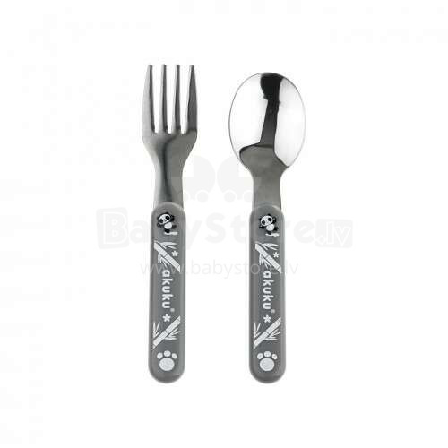 Akuku Set Art.A0100 High-grade steel spoon and fork