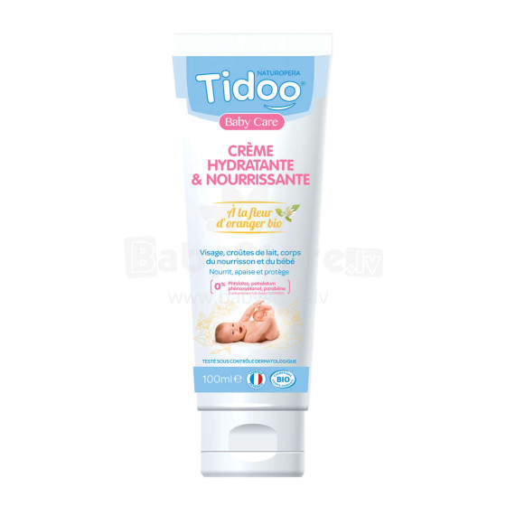 Tidoo Nature Cream Art.142561 Лечебный крем для зоны подгузников, 75 мл.