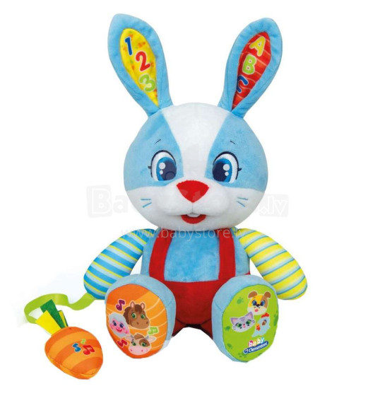 „Clementoni Talking Rabbit Oscar“, 50609, interaktyvus žaisliukas „Smart Bunny“ (LV / EST / RU / LT) („Fisher Price Smart Puppy“ analogas)
