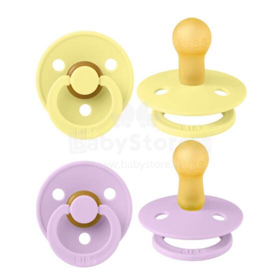 Bibs Colour Art.142912 Sunshine/Violet sky Soothers 0-6 m., 100% natural