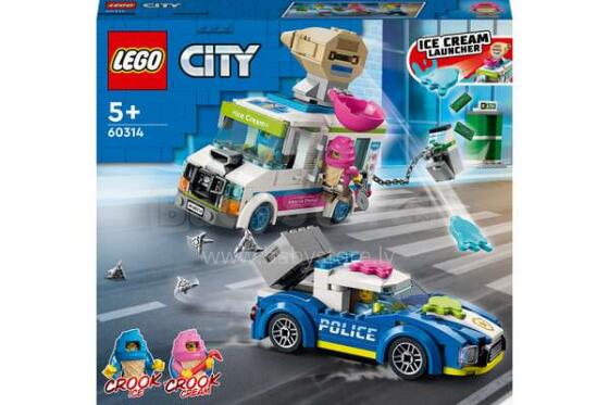 60314 LEGO® City Police Policijas pakaļdzīšanās saldējuma busiņam