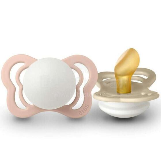 Bibs Couture Art.143272 Blush Night/ Vanilla Night Soothers 6-36 m., 100% natural