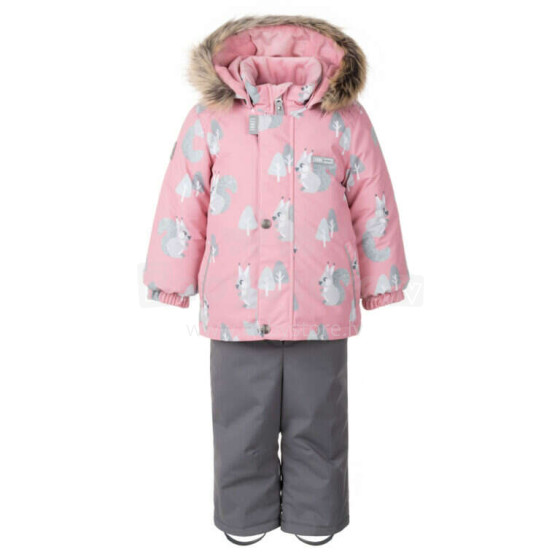 Lenne'23 Forest Art.22315/1242  Šiltas kūdikio žiemos šiluminis kostiumas Striukė ir kelnės