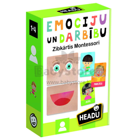 HEADU Montessori zibkartītes