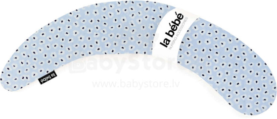 La Bebe™ Moon Maternity Pillow Art.143510 Spilvens-pakavs grūtniecēm ar polistirola pildījumu [2 pārvalki] 195 cm