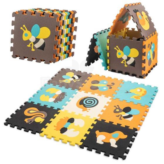 Bebe Basic Puzzle Art.KX5208  daugiafunkcinis vaikų galvosūkis iš 9 elementų