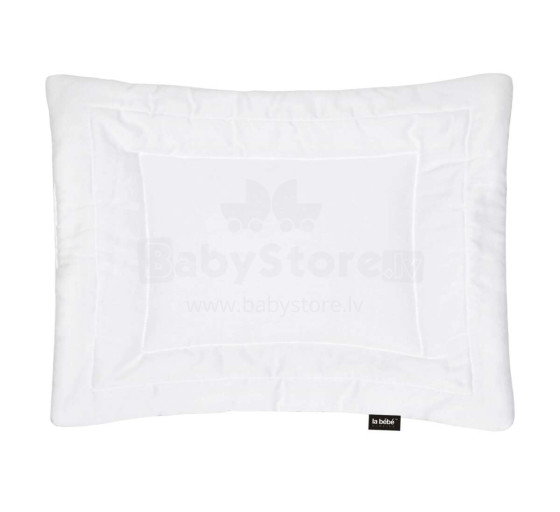 La Bebe™ Satin Pillow Art.143827 White Bērnu spilvens  40x60 сm