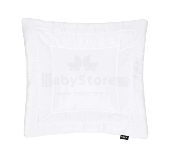 La Bebe™ Satin Pillow Art.143828 White Детская подушка 40x40 см