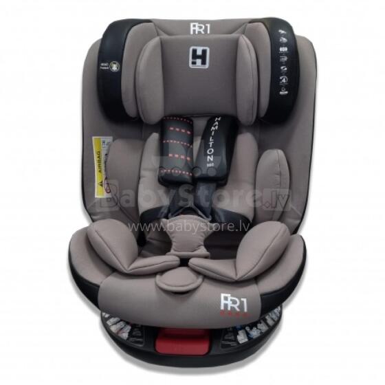 Aga Design Hamilton 360 Isofix Art.FR01  Royal Khaki Vaikiška automobilinė kėdutė 0-36 kg
