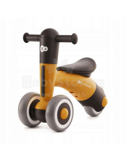 KinderKraft Minibi Art.KRMIBI00YEL0000 Honey Yellow Children's scooter with a metal frame