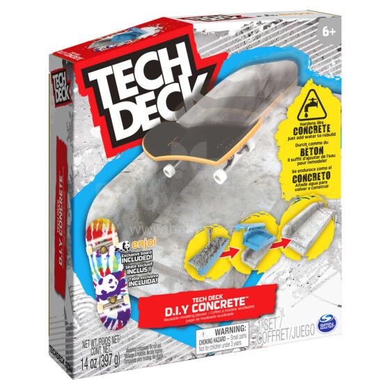 TECH DECK Rinkinys „Betoninis tramplinas“