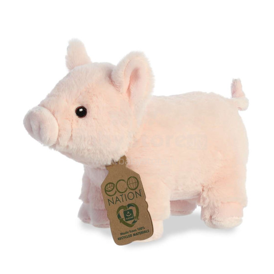 AURORA Eco Nation Плюшевая игрушка - Свинка, 15 см