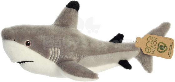 AURORA Eco Nation Plush Shark, 38 cm