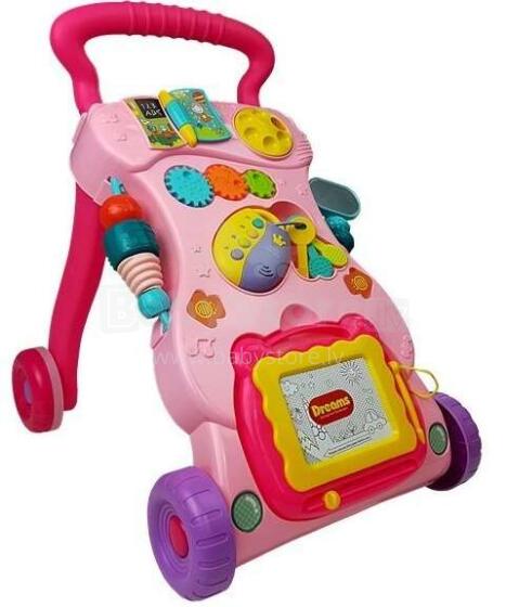 Baby Car Walker Art.92820 interaktyvus kūdikių muzikinis vaikiškas stalas 2 viename
