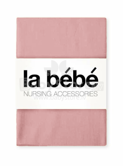 La Bebe™ Cotton 60x120+12 cm  Art.145814 Pink Хлопковая простынка с резинкой