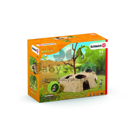 SCHLEICH WILD LIFE Surikatų urvas