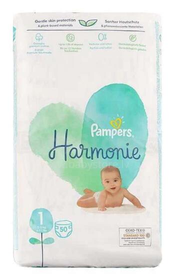 Pampers Pure Protection Art.P04H015 Vaikiškos sauskelnės S1 nuo 2-5kg, 35vnt.