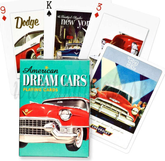 PIATNIK  Art.1620P Žaidimo kortos „Amerikietiška svajonė“