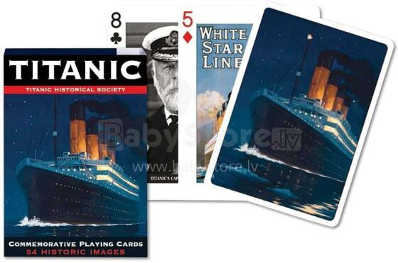PIATNIK Žaidimo kortos „Titanic“