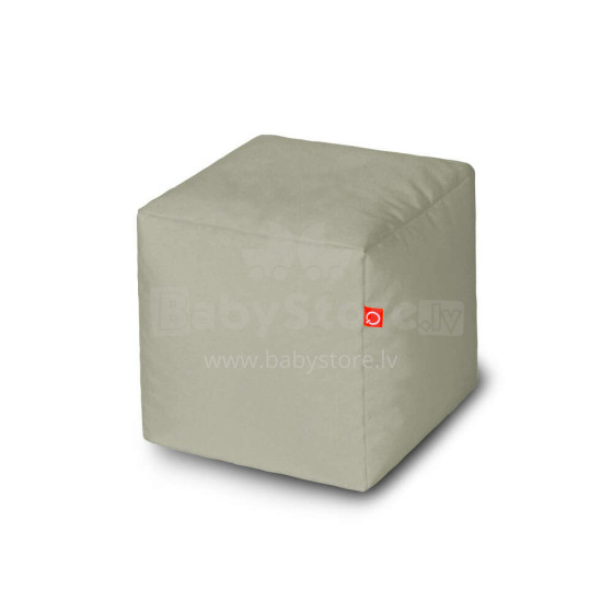 Qubo™ Cube 50 Silver POP FIT beanbag