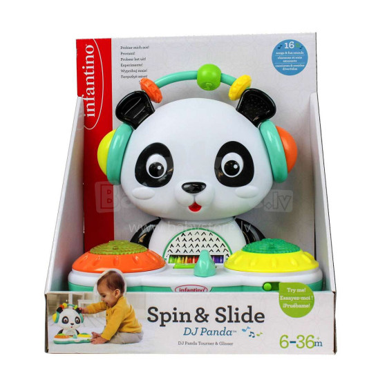 INFANTINO Spin & slide dj panda