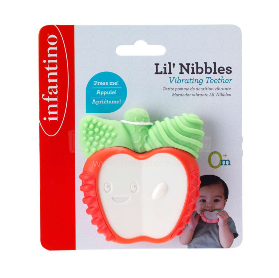 INFANTINO Lil´ nibbles vibrating teether- apple