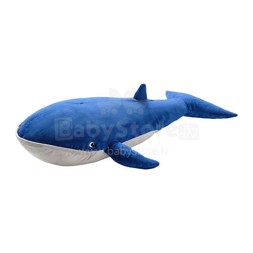 BLAVINGAD Art.005.221.13 minkštas žaislas, 100 cm, mėlynasis banginis