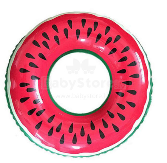 Ikonka Art.KX9961 Watermelon inflatable wheel 110cm