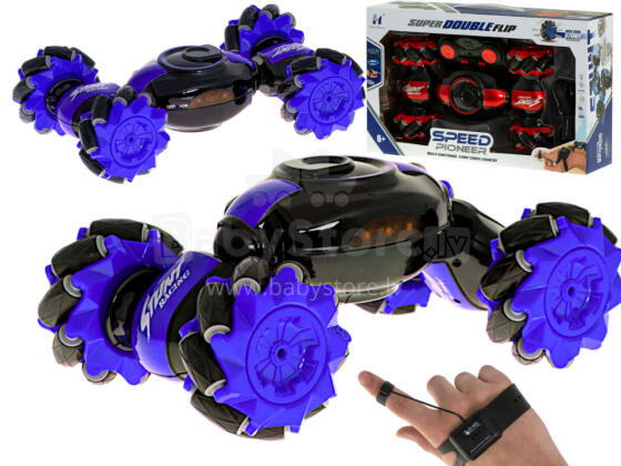 Ikonka Art.KX6636_2 Greitis Pioneer Stunt Car RC 360 mėlyna