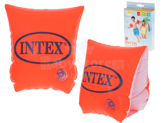 Ikonka Art.KX5561 Butterfly pripučiamos plaukimo rankovės oranžinės INTEX